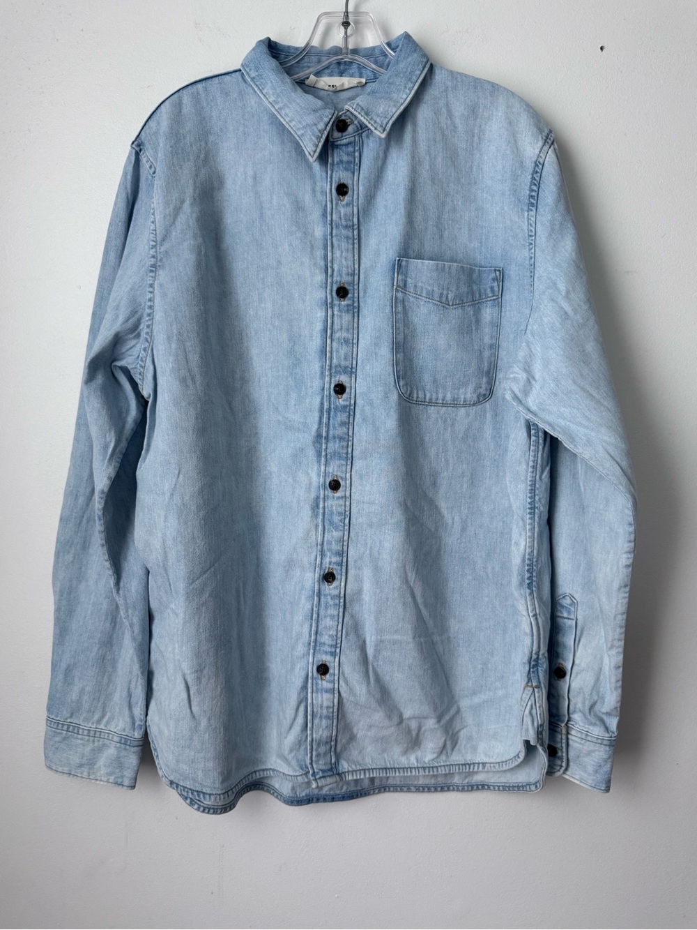 Everlane Light Blue Denim Button-Down Shirt